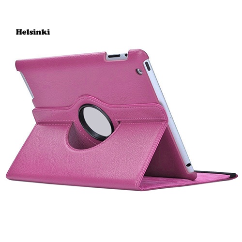 Bao Da Máy Tính Bảng Nắp Lật Xoay 360 Độ Thông Minh Cho apple ipad 2 3 4