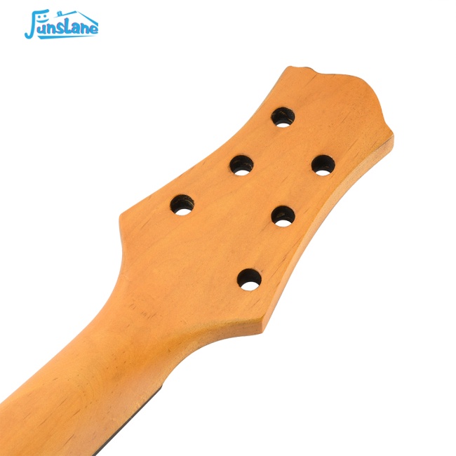 Funlane Cần Đàn guitar Điện 24 fret 25.6-inch Thay Thế Bằng Gỗ Hồng Mộc diy