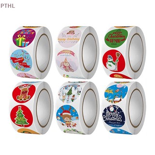 Set 500 sticker dán trang trí giáng sinh 2.5cm