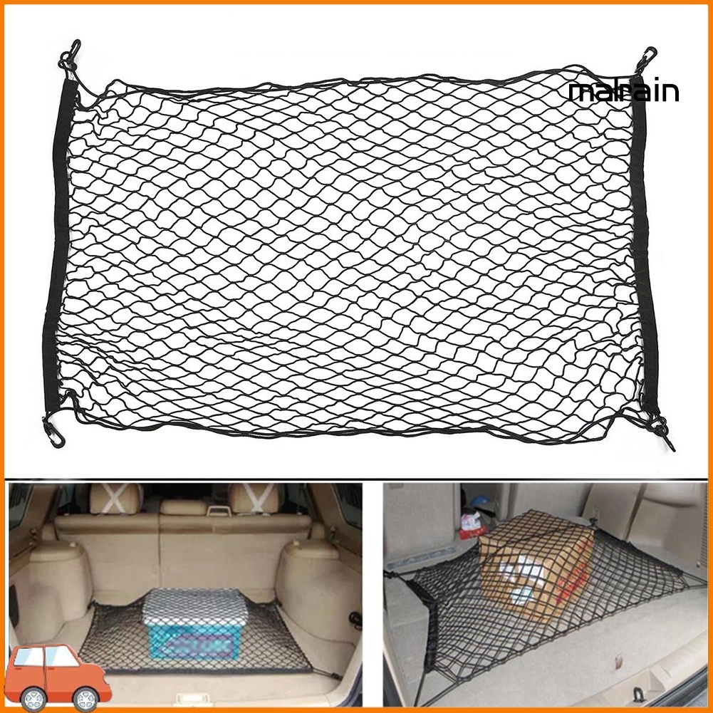 Lưới Giữ Đồ Co Giãn Cho Cốp Xe Hơi Giá Đỡ