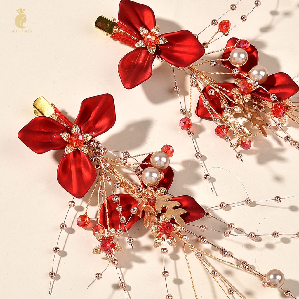 Kẹp tóc GETNOIVAS phong cách Hanfu thời trang cho cô dâu