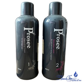Thuốc uốn tóc Prosee dành cho tóc yếu 900mlx2