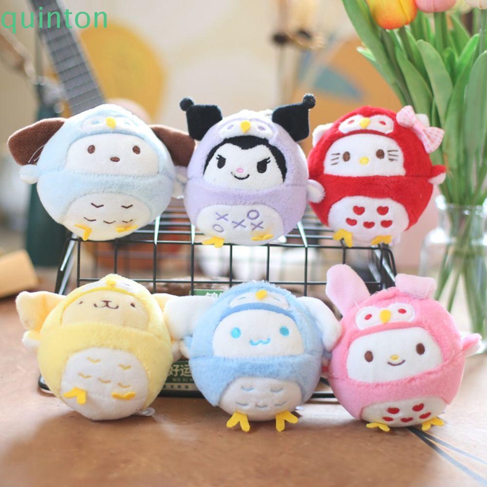 Shanhai Cú kt Nhồi Bông Dễ Thương Kèm Móc Khóa