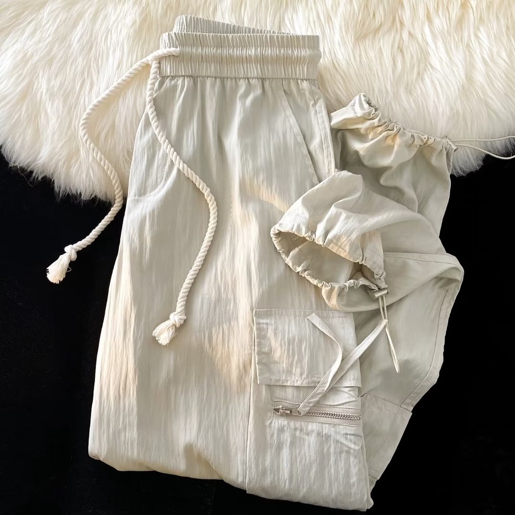 Quần Dài Nhiều Túi Phong Cách Hiphop Thời Trang Cho Nam Nữ