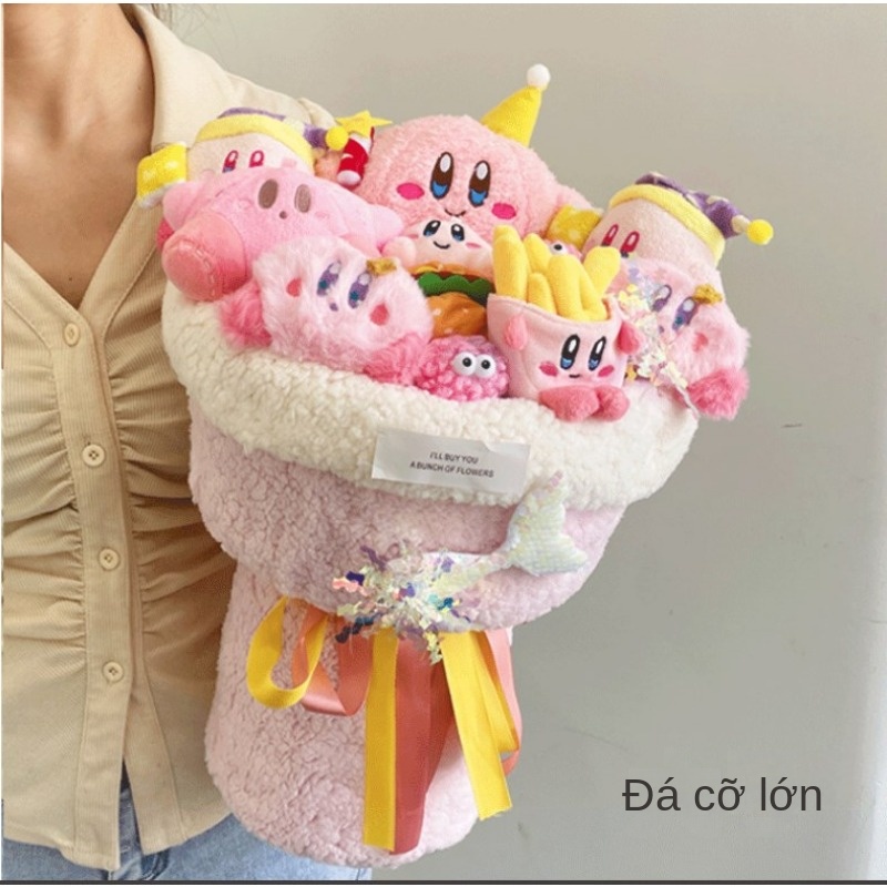 Dễ Thương Bó Hoa kirby Nhồi Bông Đáng Yêu Cho Bé