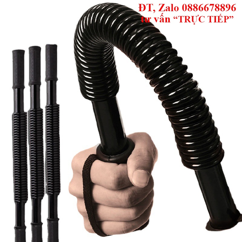 Gậy lò so tập cơ tay, đồ long đao 80kg, 70kg, 60kg, 50kg, 40kg, 30kg, 20kg, d