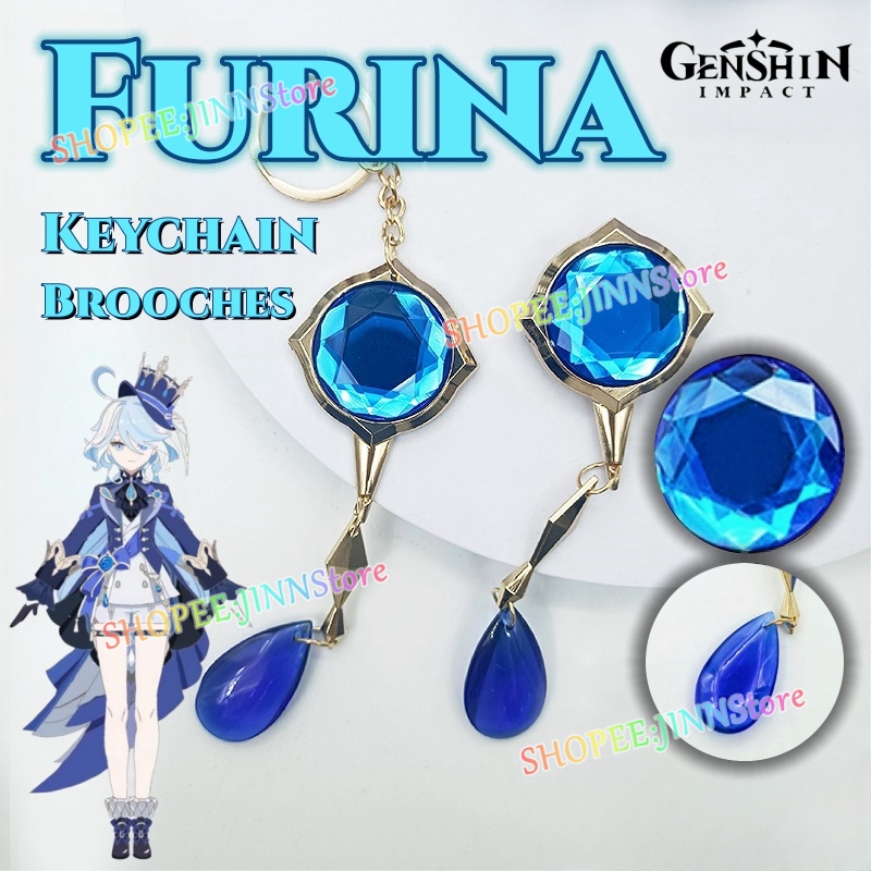 - Jn - Huy Hiệu Cài Áo Ba Lô Hóa Trang Thần Nước genshin Trong anime genshin Làm Quà Sinh Nhật