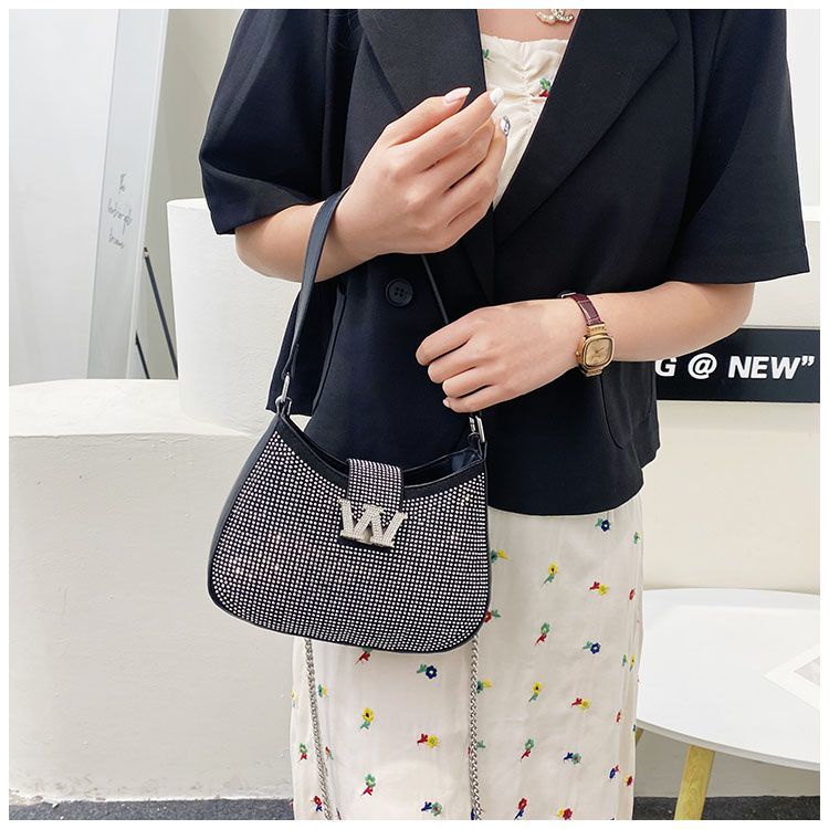 Túi Đeo Chéo Đính Kim Cương Sáng Bóng Phong Cách Thời Trang Mới 2023 Dành Cho Bạn Nữ ar