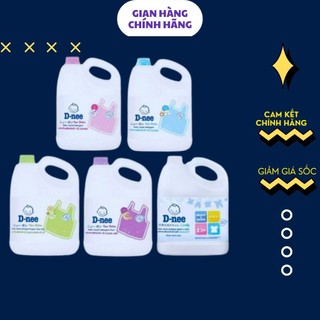(TRỢ GIÁ) Nước giặt quần áo em bé Dnee 3000ml/1400ml - Nước Giặt Xả Cho Trẻ Em an toàn, Chính hãng tem đại thịnh ..