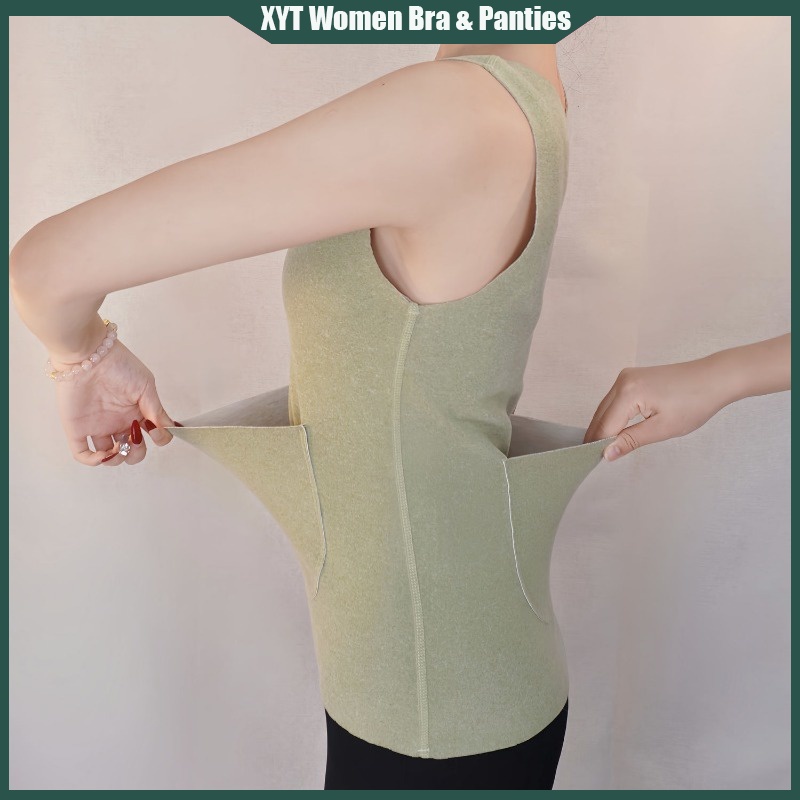 Áo Không Tay Giữ Ấm Hai Túi Size m-3xl Dành Cho Nữ 40-85kg