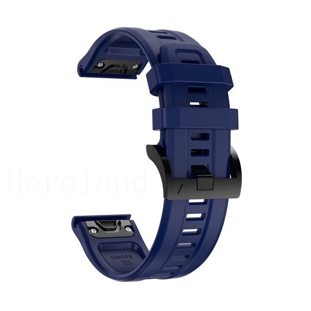 Dây cao su 22 cho đồng hồ garmin Fenix 5/6/7, Forerunner 745,935,945,955... dây silicon size 22mm kèm ngàm quick fit
