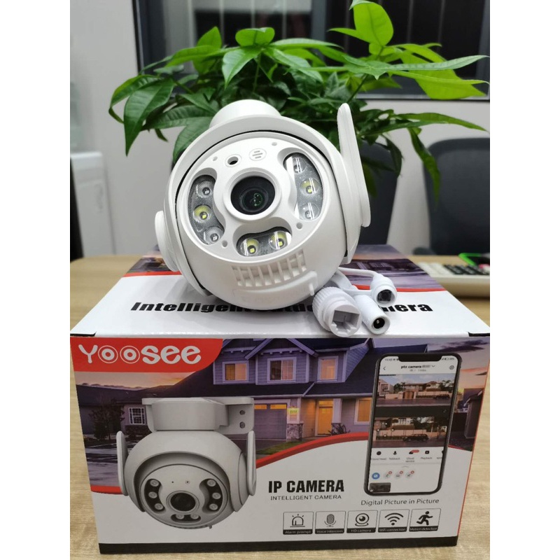 Camera YooSee PTZ mini xoay 360 - Xem đêm có màu - Siêu nét 2K