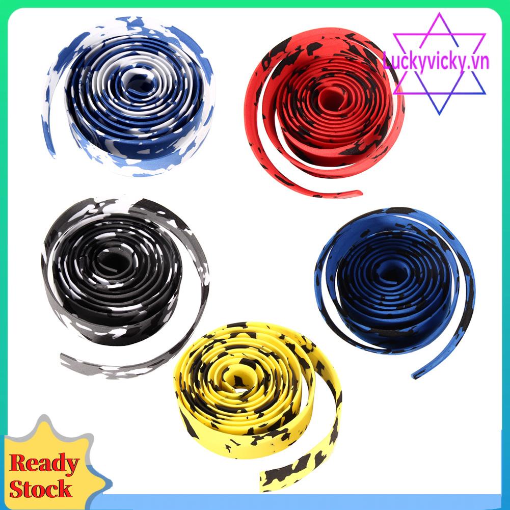 Bộ 2 Cuộn Băng Quấn Tay Lái Xe Đạp Kèm 2 Nút Cắm