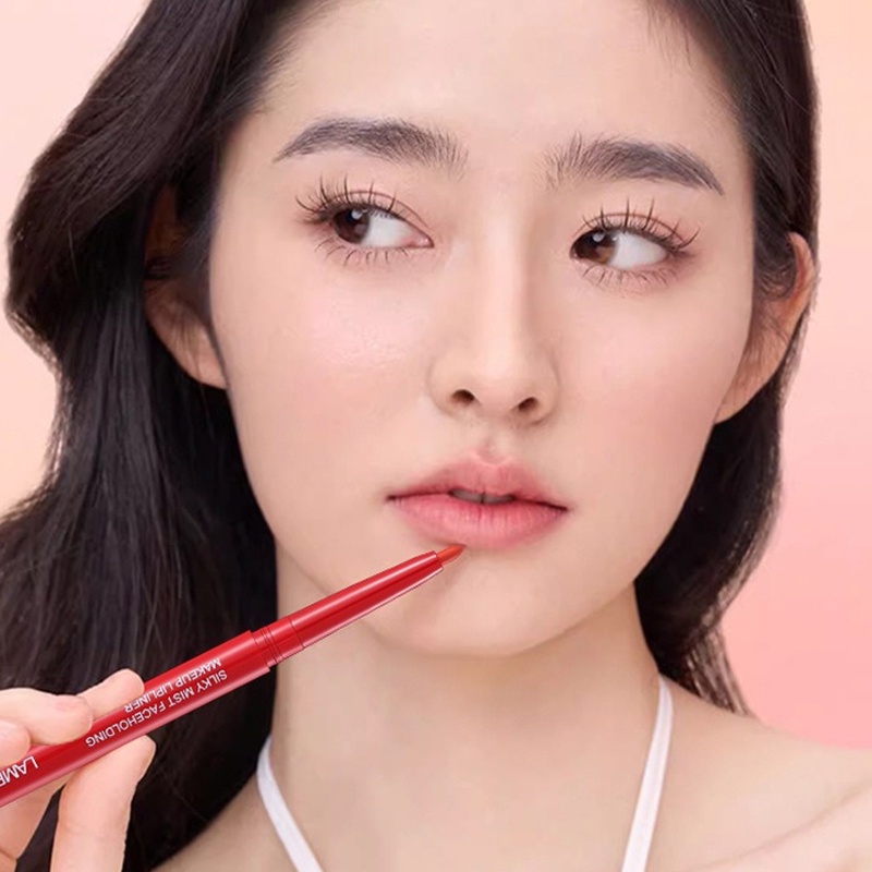Chì Kẻ Viền Môi lameila Mềm Mịn Chống Thấm Nước Lâu Trôi Trang Điểm Cho Nữ 4 Màu Tùy Chọn