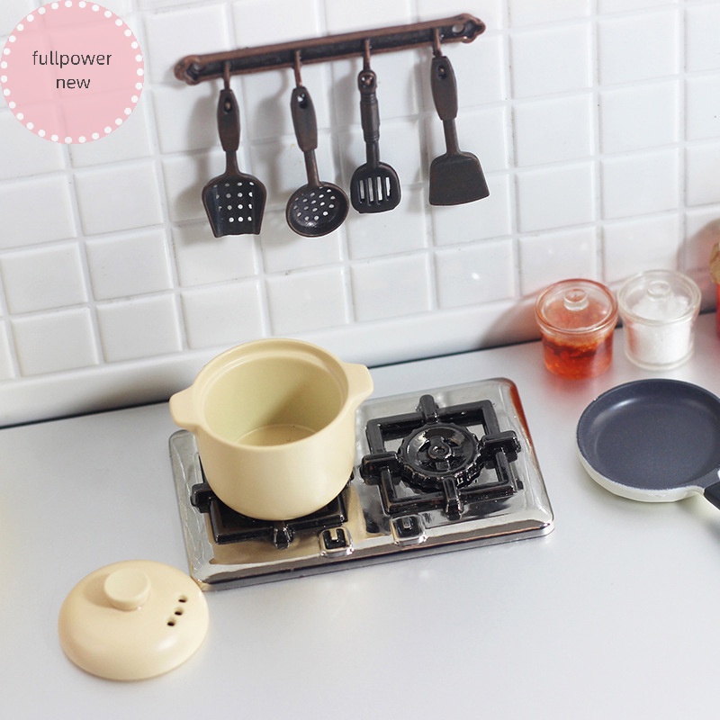 WOADA1 Bếp gas Đồ Chơi mini Trang Trí Nhà Búp Bê vn