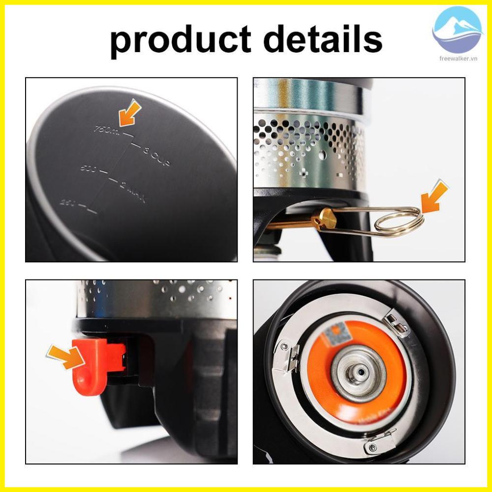 Convenient Outdoor Camping Cookware Set - Alumina Picnic Pot and Furnace for Easy Cooking on the Move