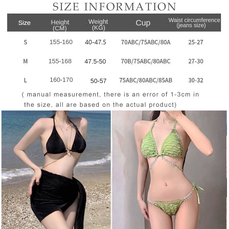 Bộ Đồ Bơi bikini Ba Mảnh Thời Trang Âu Mỹ Quyến Rũ Cho Nữ