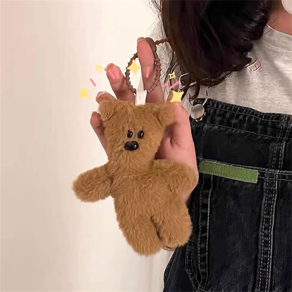 Móc Khóa Hình Thú Nhồi Bông Dễ Thương