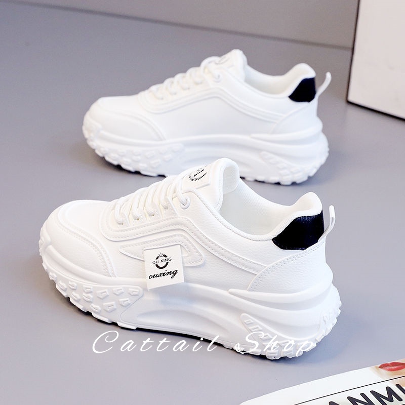 Cattail giày thể thao nữ giày sneaker nữ Thoáng Khí 2023 hot trend  Hợp thời Thấm hút mồ hôi Đường may tỉ mỉ Phong cách FYD23A0ODS 42Z231021