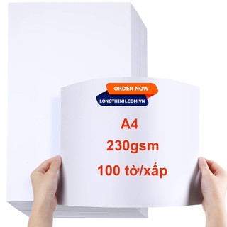 Giấy Ford A4 230gsm (100 tờ/xấp)