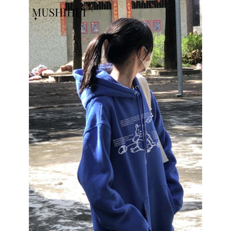 MUSHIHUI Áo Khoác hoodie áo khoác nữ zip hoodie trendy High-quality New Style cổ xưa WWY23930CR 43Z231023