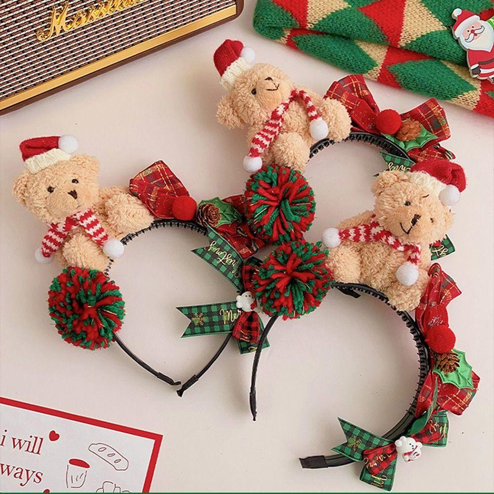 Băng Đô Nơ Cài Tóc Hóa Trang Giáng Sinh Năm Mới Cho Bé