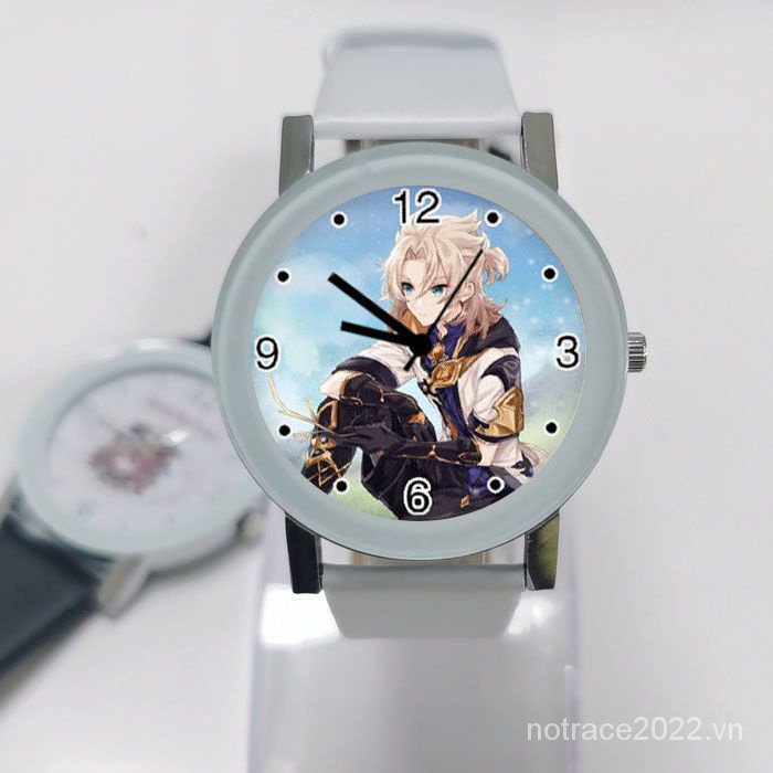 ★Genshin Impact★Đồng Hồ Đeo Tay paimon & keqing game merchandise Hai Chiều Thời Trang