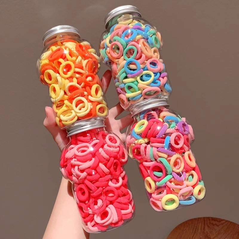 Set 200 Dây Buộc Tóc Thời Trang Hàn Quốc Cho Bé Gái