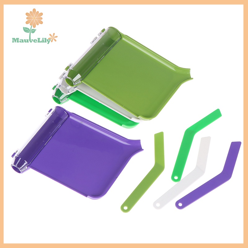 Lily 1 Khay Đựng Thuốc Viên Kèm Thìa Đếm Tay Phải uuu