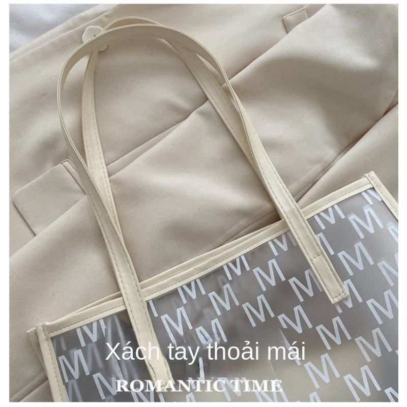 Túi Xách Trong Suốt Cỡ Lớn Thời Trang Thu Đông 2023 | Túi Đeo Vai & Túi tote Phong Cách hitchhiking