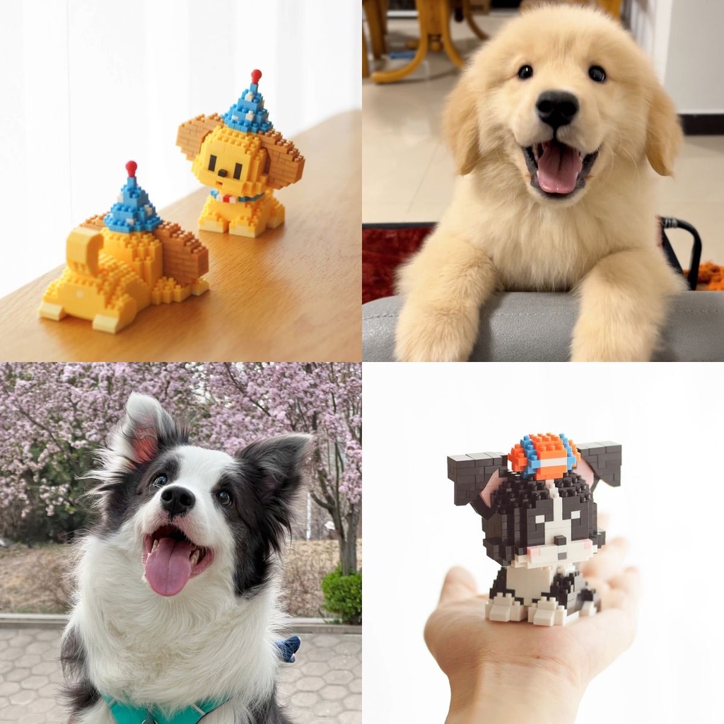 Bộ Búp Bê Chó shiba inu Nhồi Bông Nhỏ Tự Làm Thủ Công Dùng Để Trang Trí