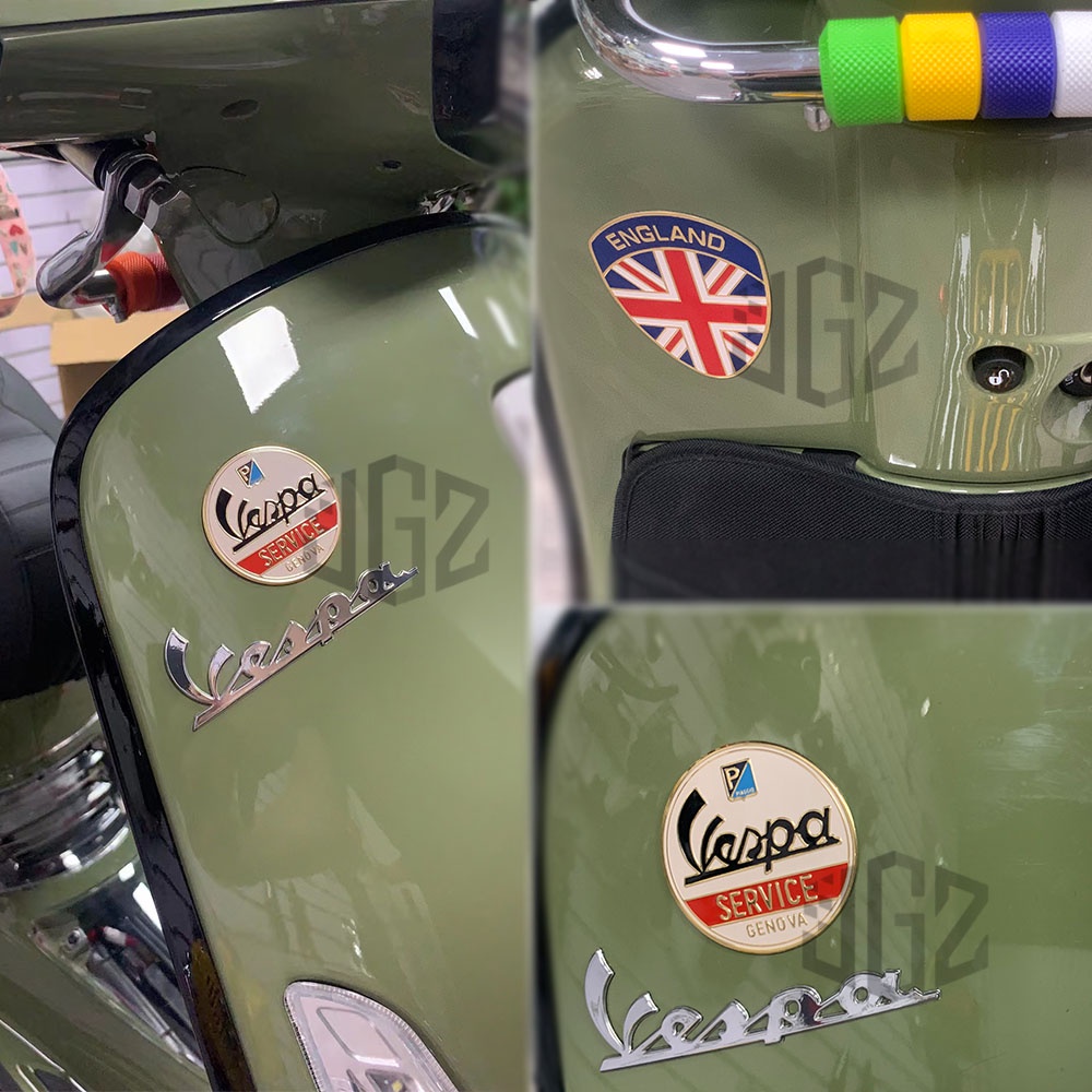 Miếng Dán logo Trang Trí Cho Xe vespa gts 300 sprint primavera 150 s125 lx
