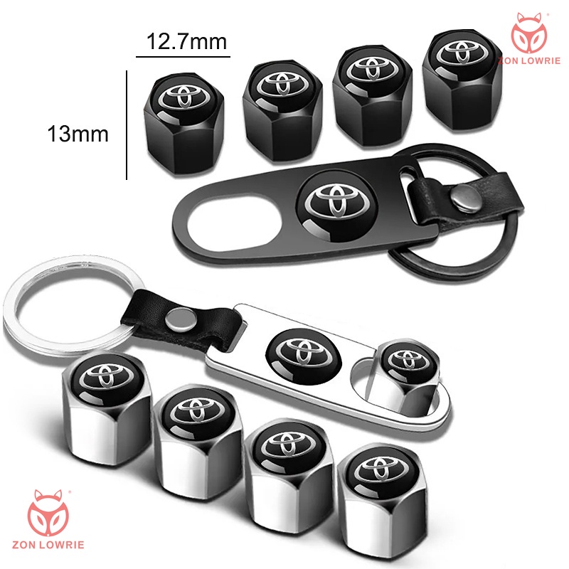 Set 4 Nắp Van Bánh Xe Hơi Bằng Kim Loại