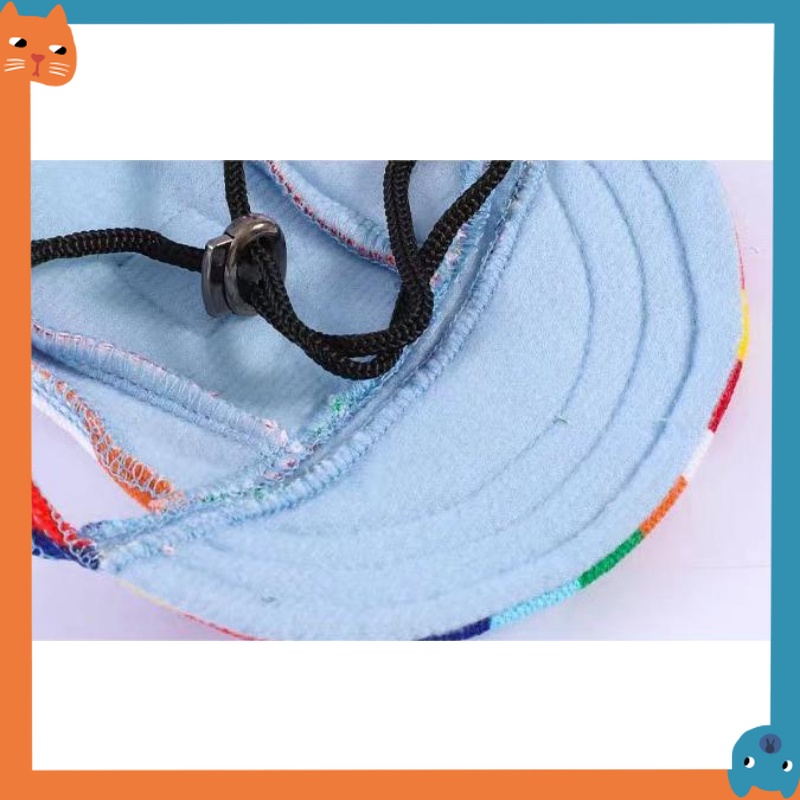 Nón Lưỡi Trai Vải Canvas 12 Kiểu Cho Thú Cưng