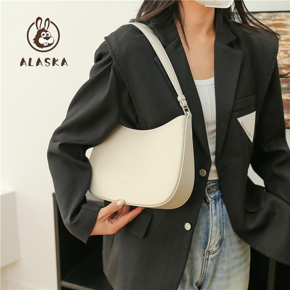 Túi Đeo Chéo Vai Bằng Da pu Màu Trơn Thời Trang Dành Cho Nữ