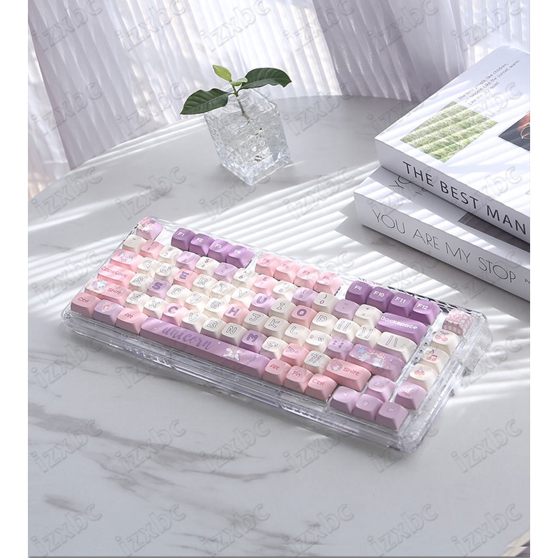 Keycap chủ đề kỳ lân, 133 phím, chiều cao XDA 9,5MM, nhuộm thăng hoa PBT, thích hợp cho bàn phím phím 87/68/84/104/108