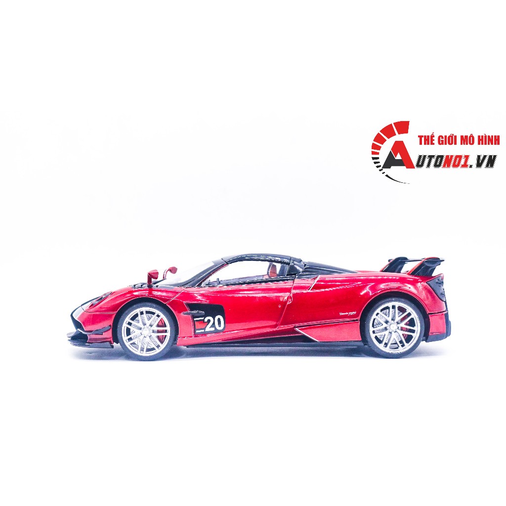 Mô hình siêu xe Pagani Huayra BC mui trần tháo rời được 1:18 Alloy Model OT221Tặng ô tô