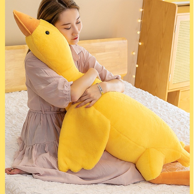 Dễ Thương Đồ Chơi Nhồi Bông Hình Con Ngỗng Đáng Yêu
