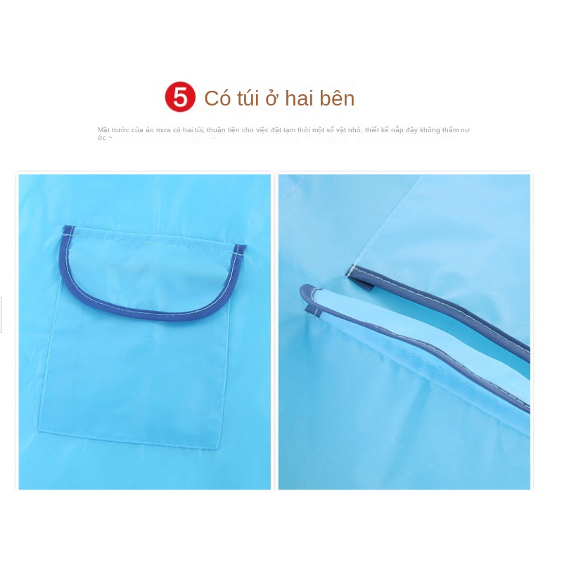 Hoạt Hình Áo Mưa Liền Thân Hình Động Vật Đáng Yêu Cho Bé Dễ Thương
