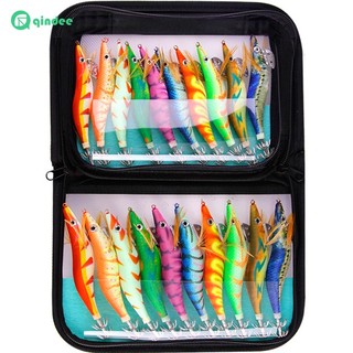 10 mồi tôm giả câu cá nhựa cứng 10cm