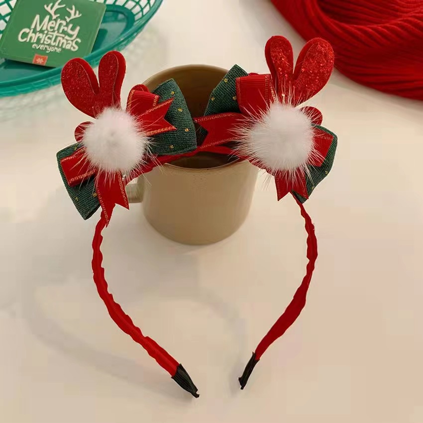 Băng Đô Giáng Sinh 2023 Đính Nơ Dễ Thương