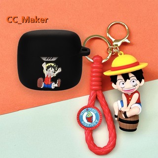 For jbl tune flex case anime one piece luffy keychain pendant jbl tune flex silicone soft case cute mario jbl tune flex shockproof case protective cover