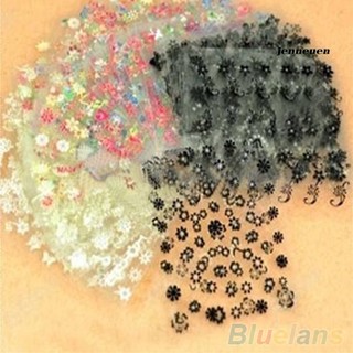 Set 10 Tấm Sticker 3d Dán Móng Nghệ Thuật