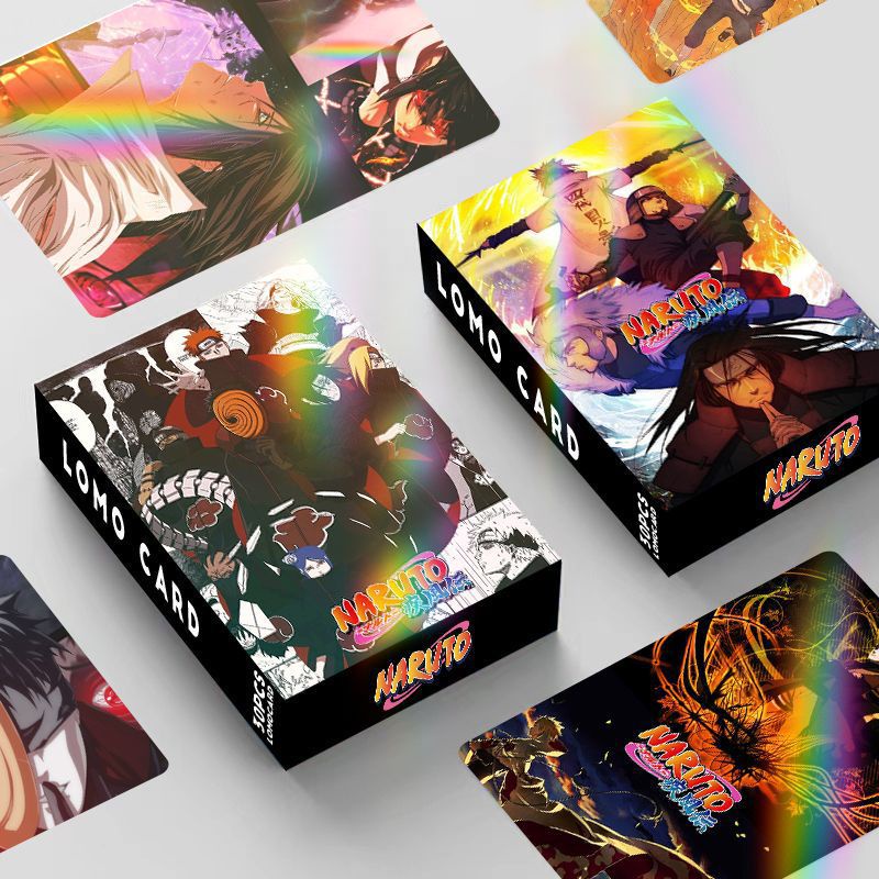 NARUTO Laser Flash Lomo Card Uzumaki Naruto Color Printing Photocard
