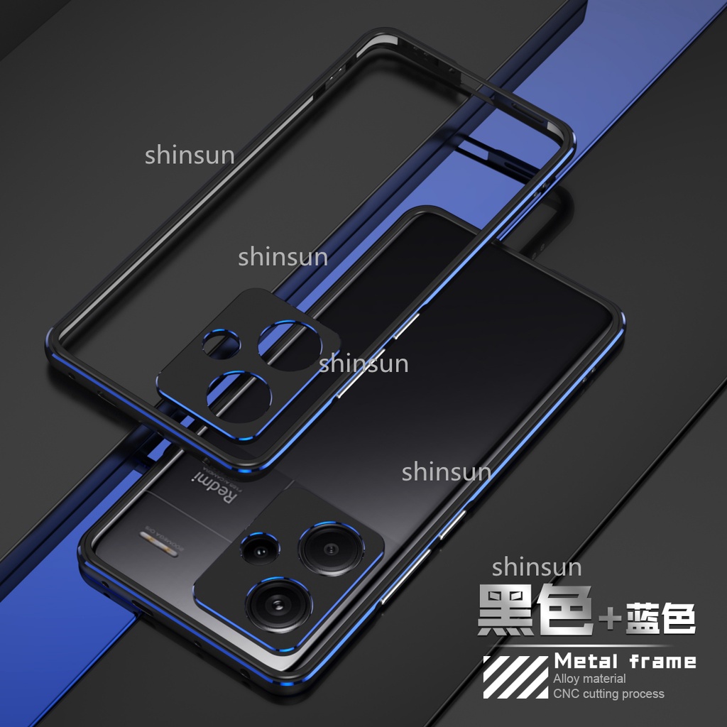 Ốp Điện Thoại Viền Kim Loại Cho xiaomi mi 14 13 12 11 pro case mi 12x 12s 11 ultra redmi note 13 12 pro