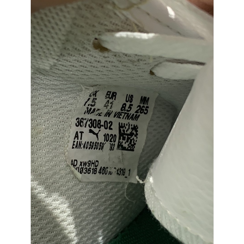 2hand giày  PUMA Smash v2 Vulc SL White Black 367308 02 SIZE 41 9342