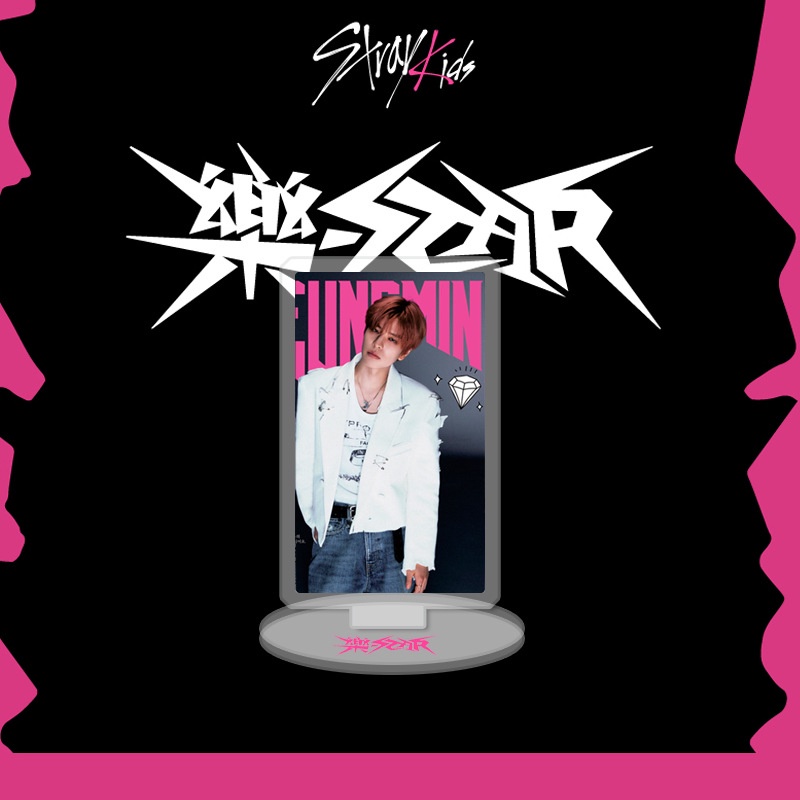 Kpop stray kids "raku-star" acrylic Đứng Trang Trí Trí Trí Trí hyun-jin chang-Rbin