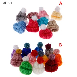 Bộ 10 Nón Len mini 3.5cm Cho Búp Bê 439br
