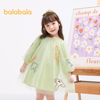 Đầm Công Chúa balabala Mềm Mại Thời Trang Xuân Thu Cho Bé Gái