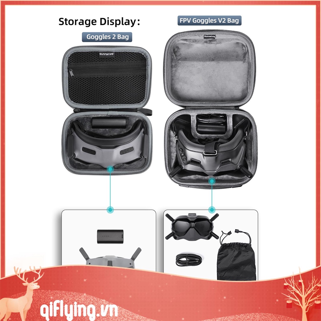DJI Túi Đựng Bảo Vệ Chống Thấm Nước Cho Djiavata goggles 2 / fpv goggles v2